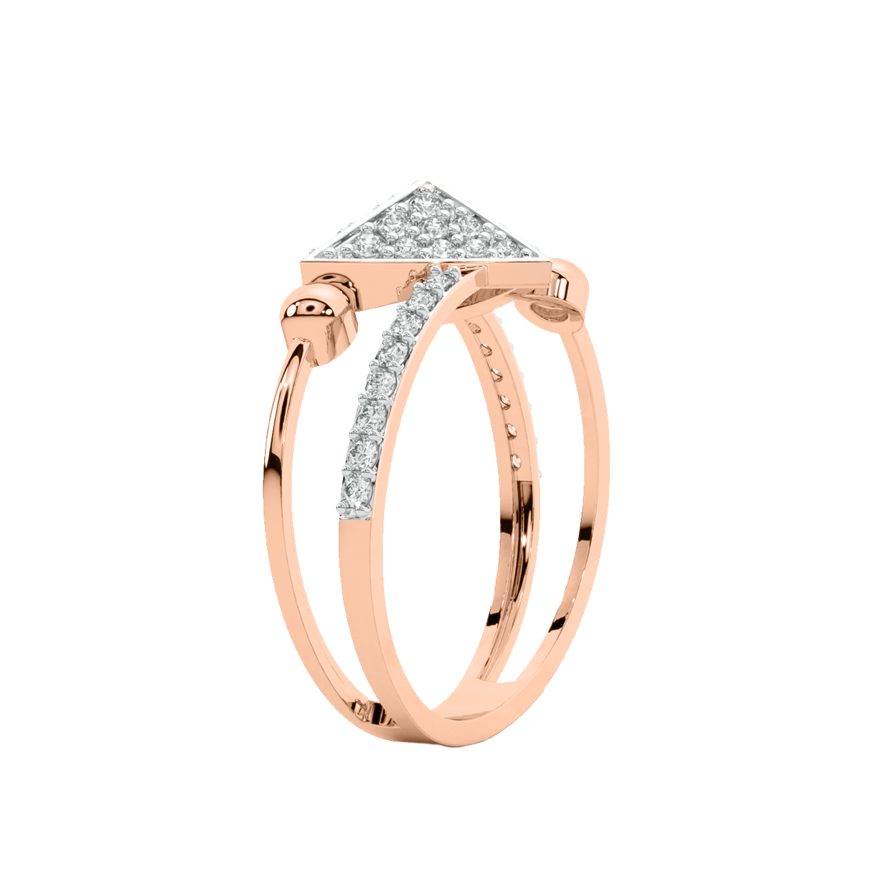 Asher Round Diamond Engagement Ring